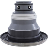 Jet Intl, CMP Jumbo, 7-1/2"fd, Massage, Scalloped, SS/Graph Gry : 23570-142-000