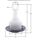 Jet Intl, CMP Typhoon 300, 3"fd, Roto, Scalloped, SS/Graph Gry : 23432-312-000