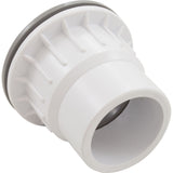 Wall Fitting, CMP FiberGlass, with Gasket, 1-1/2" Slip, Gray : 25523-501-100