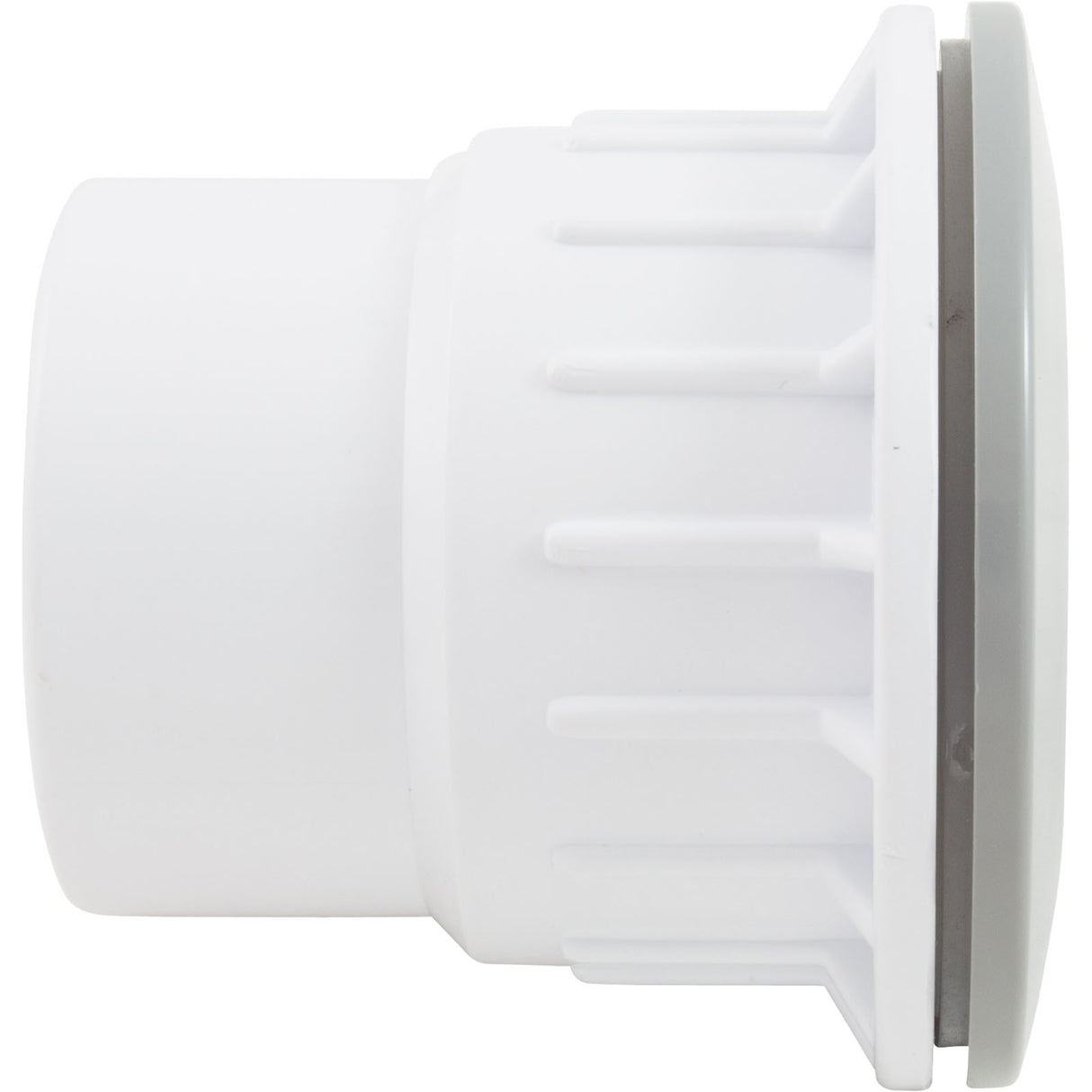 Wall Fitting, CMP FiberGlass, with Gasket, 1-1/2" Slip, Gray : 25523-501-100