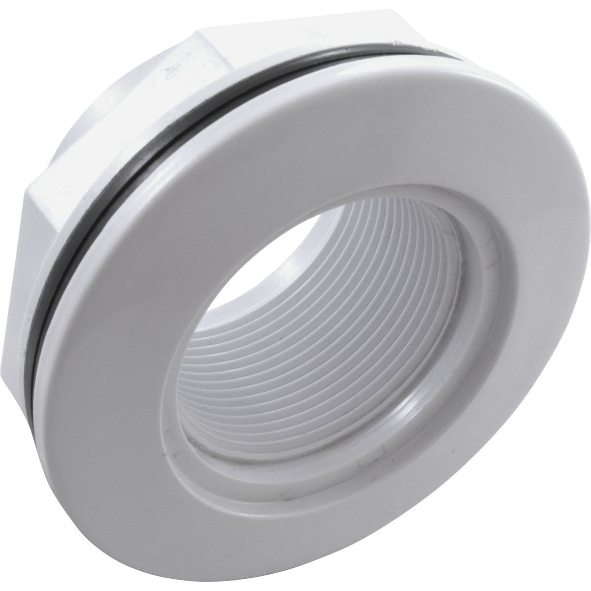 Wall Fitting, CMP, 2-3/8"hs, 1-1/2"fpt, 3-1/2"fd, w/Nut, Wht : 25550-000-000