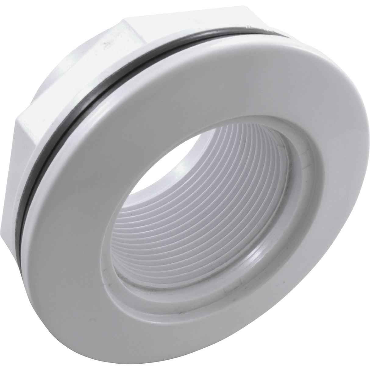 Wall Fitting, CMP, 2-3/8"hs, 1-1/2"fpt, 3-1/2"fd, w/Nut, Wht : 25550-000-000