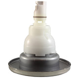 Jet Intl, CMP Pro-Loc 500, 5"fd, Halo, Dir, SS/Silver/Graph Gry : 29550-011-500 - Custom Molded Products - 29550-011-500 - PartsForSpas.com