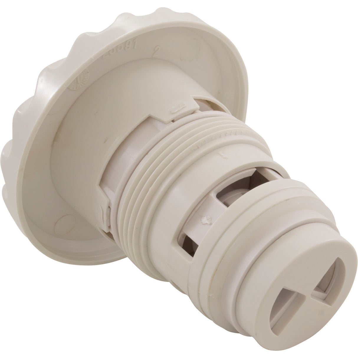 Jet Intl, Poly Jet Generic, 3-3/8" fd, Twin Roto, Dlx Scal, Wht : 25591-250-000