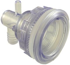 Jet Body, RD Quantum 4", 2-9/16"hs, a3/8"rb, w3/4"rb, w/Nut, Gask : RD203-4003-005 - Rising Dragon - RD203-4003-005 - PartsForSpas.com