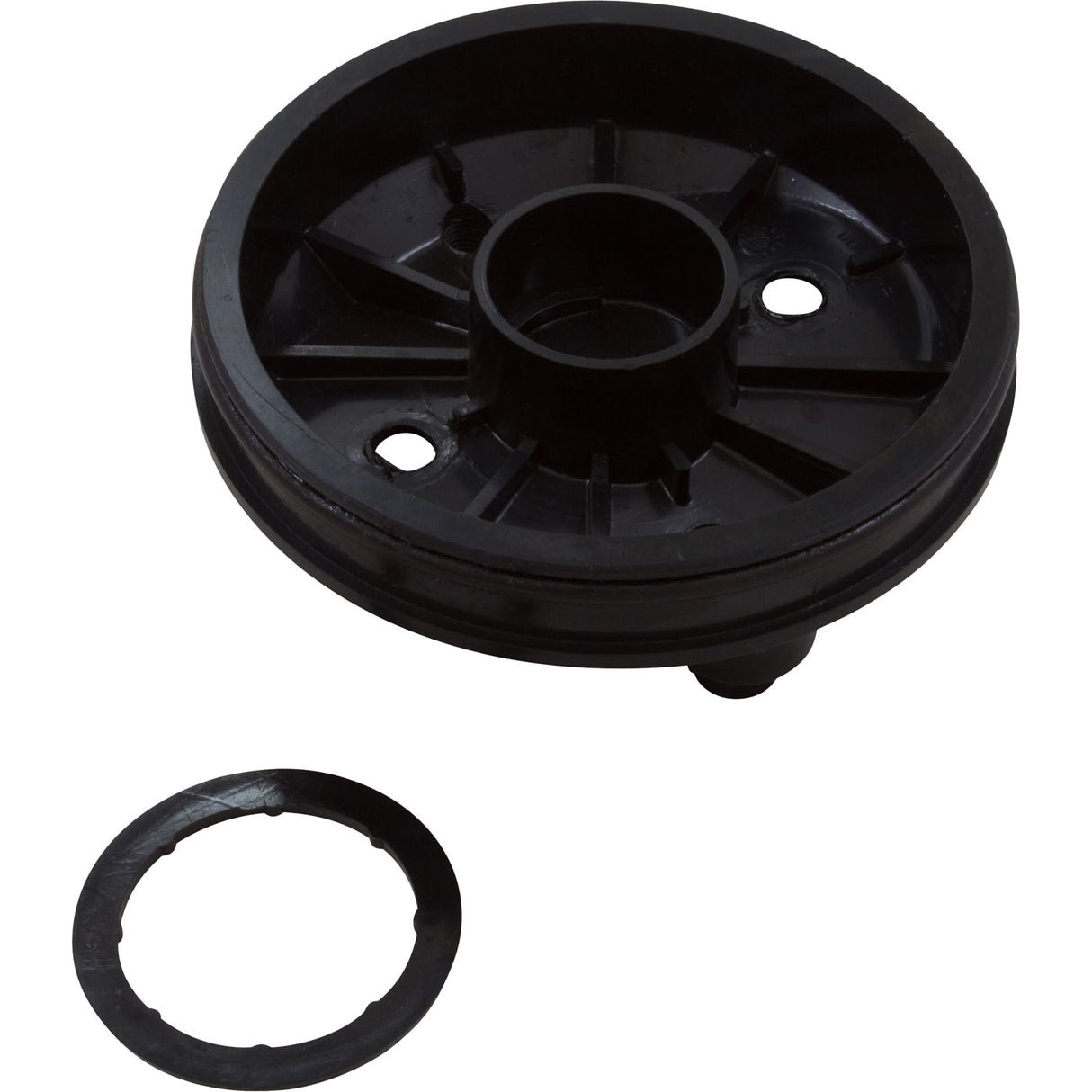Filter Lid, Top Load-W/Plug & O-Ring, Drilled : 550-5100D - Waterway Plastics - 806105100276 - PartsForSpas.com