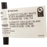 Pool/Spa Light, Pentair GloBrite, Color, 12v, 15W, 150ft Cord : 602056