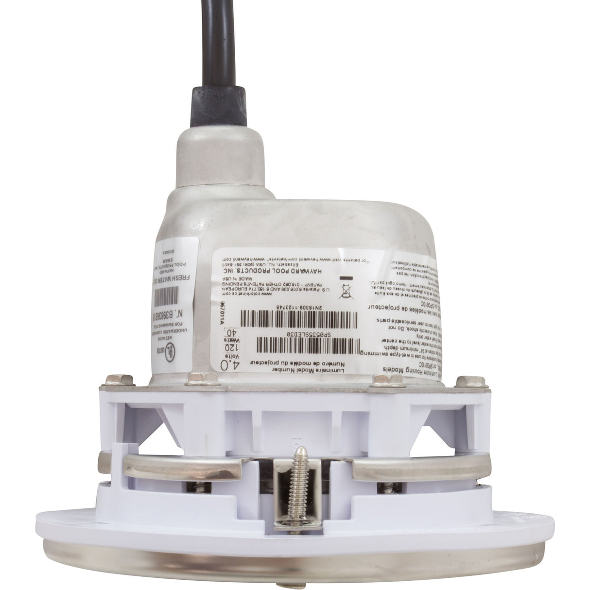 Spa Light, Hayward ColorLogic 4.0, LED, 115v, 30' Cord, SS : SP0535SLED30