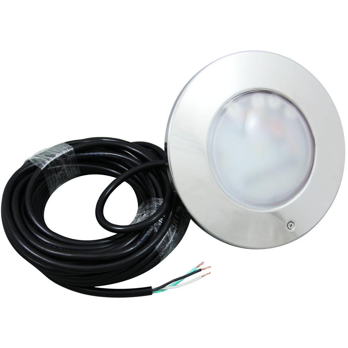 Pool Light, Color Splash XGW 500, RGBW LED, 115V, 58W, 50ft, SQ : LPL-F2CW-120-50-PSQ