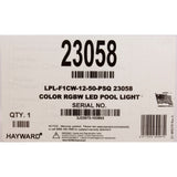 Pool Light, Color Splash XGW 300, RGBW LED, 12V, 39W, 50ft, SQ : LPL-F1CW-12-50-PSQ