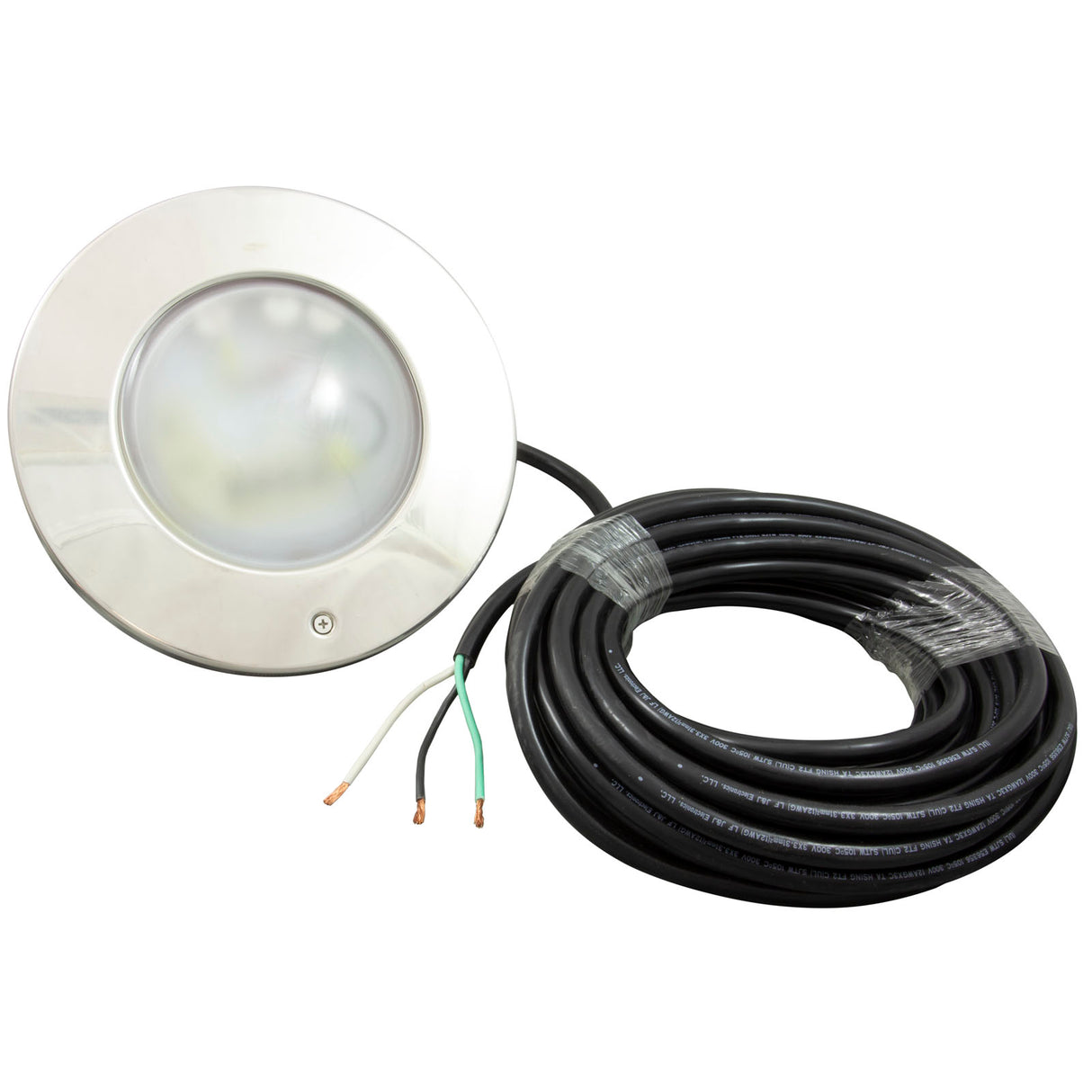 Pool Light, Color Splash XGW 300, RGBW LED, 12V, 39W, 50ft, SQ : LPL-F1CW-12-50-PSQ
