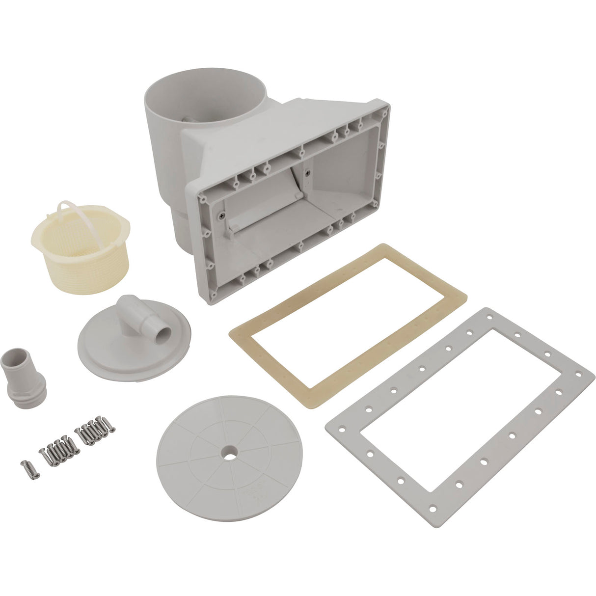 Flo-Pro II Widemouth Sk Short Throat-Gray : 560-C3A67L - Waterway Plastics - 560-C3A67L - PartsForSpas.com