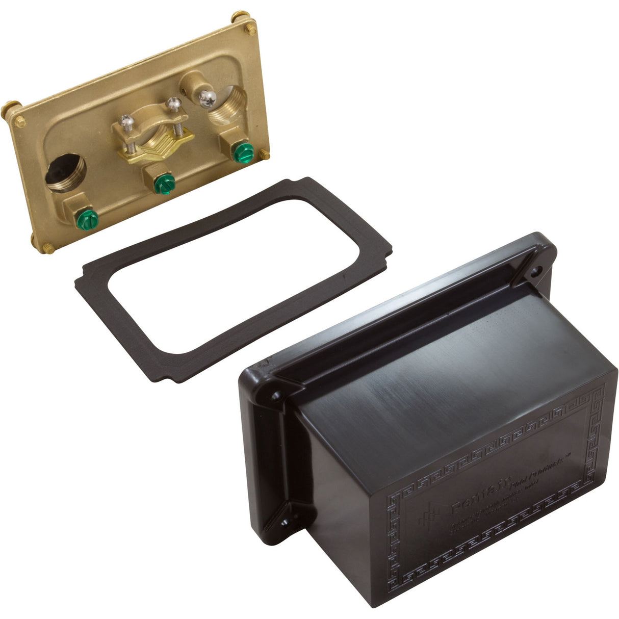 Light J-Box, Pent,  (2) 3/4" Ports, (1) 1/2" Port, Brass Base : 78310700