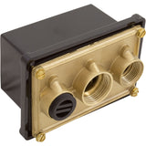 Light J-Box, Pent,  (2) 3/4" Ports, (1) 1/2" Port, Brass Base : 78310700