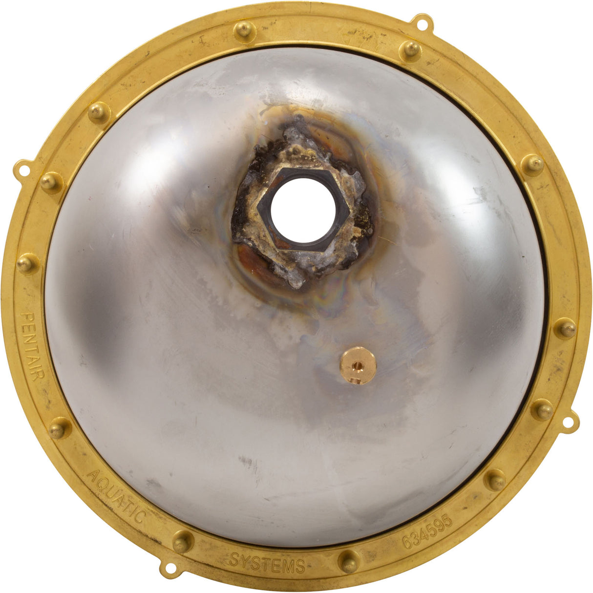 Light Niche, Pent Large SS, 1" Rear Hub, Vinyl/Fiberglass : 78232500