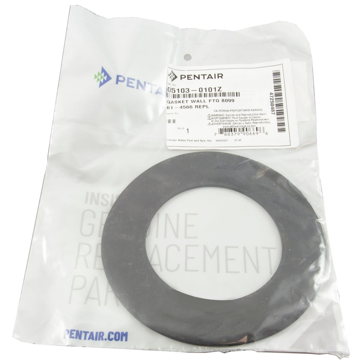 Gasket, Sta-Rite Sunstar, Wall Fitting : 05103-0101Z