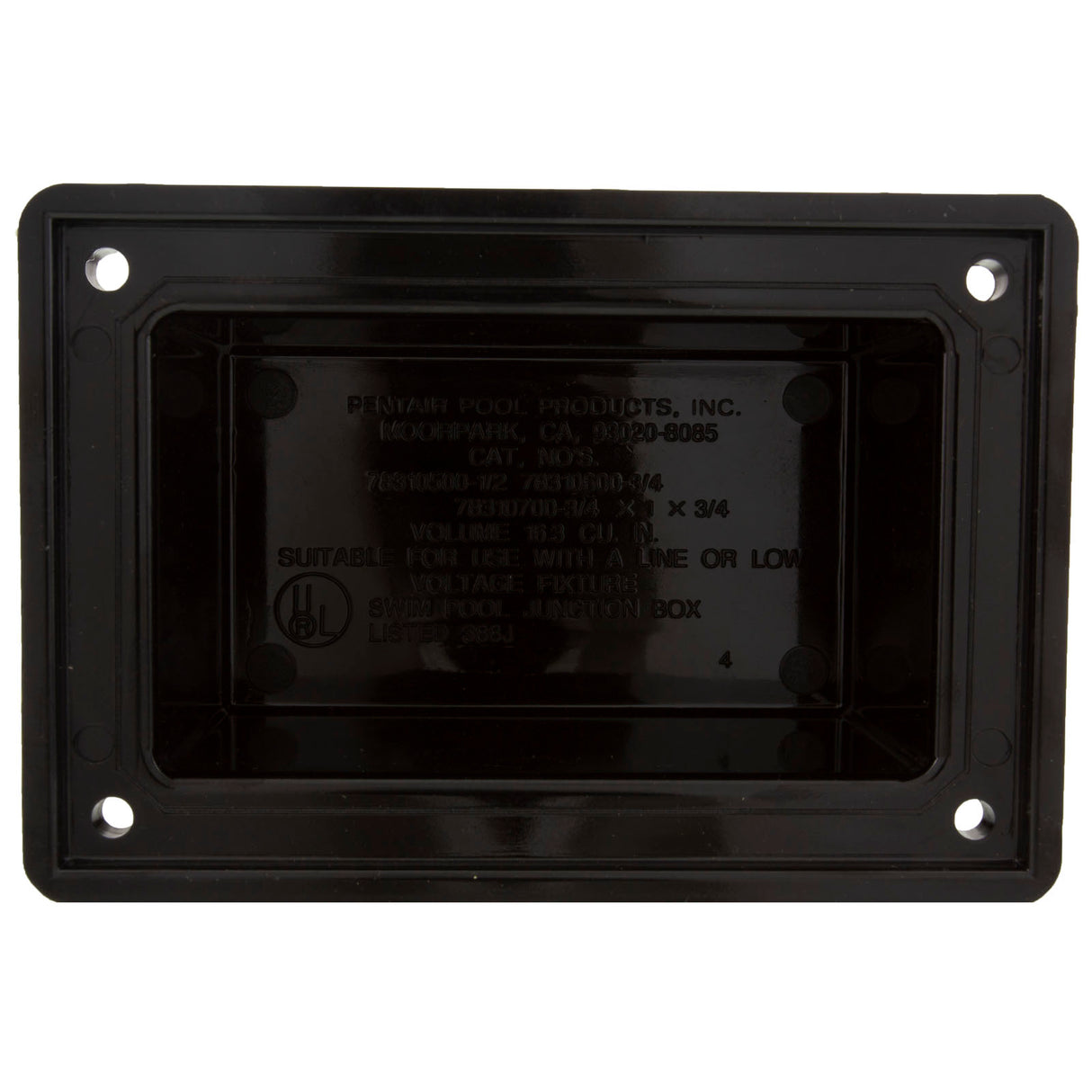 Junction Box Cover, Pentair, American Products, Black : 79303100