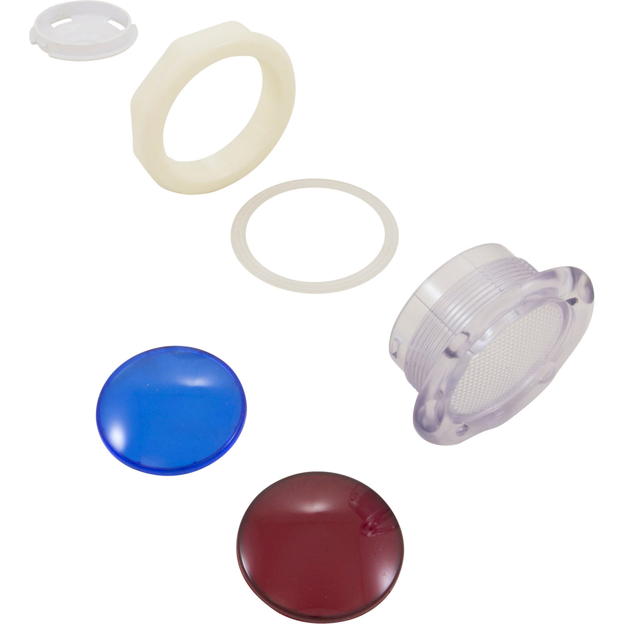 Light Wall Fitting, WW, 3-3/4" Hole Size, w/Lens, Reflector : 630-K005