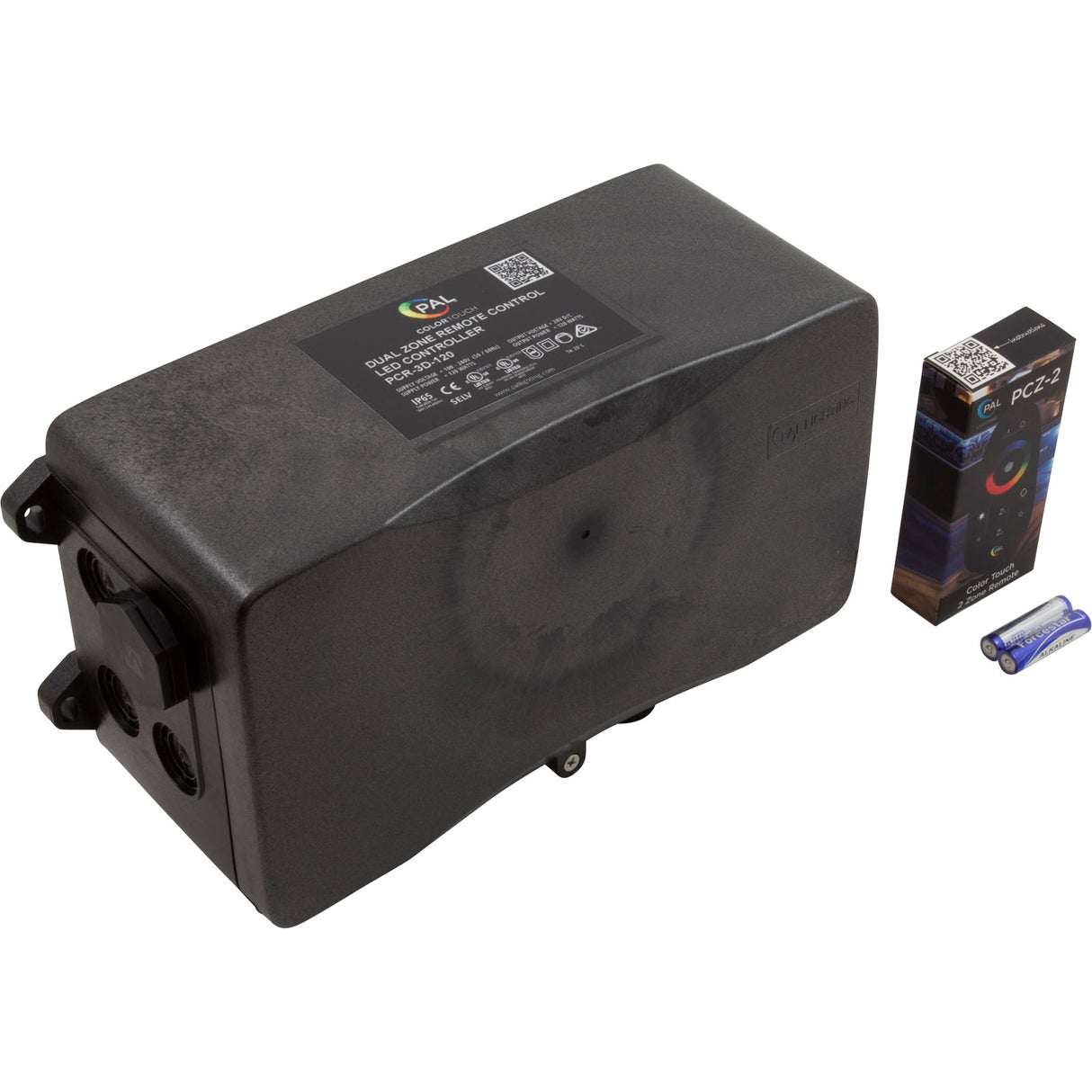 PAL 120W Multi Color Dual Zone Rem Ctrl Transformer 24VDC : 64-PCR-3D-120