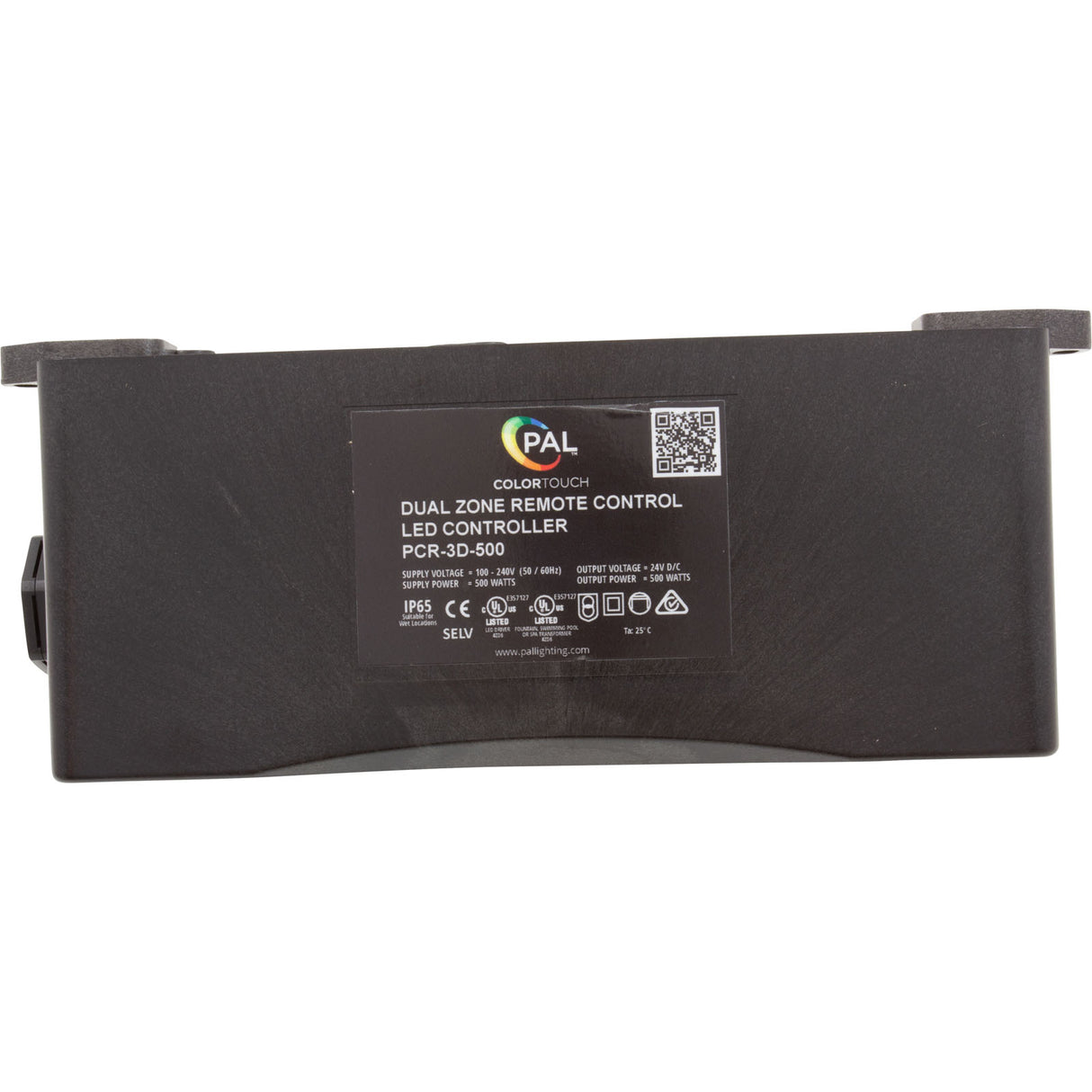 PAL 500W Multi Color Dual Zone Remote Ctrl Xfrmr WiFi 24VDC : 64-PCR-3DW-500