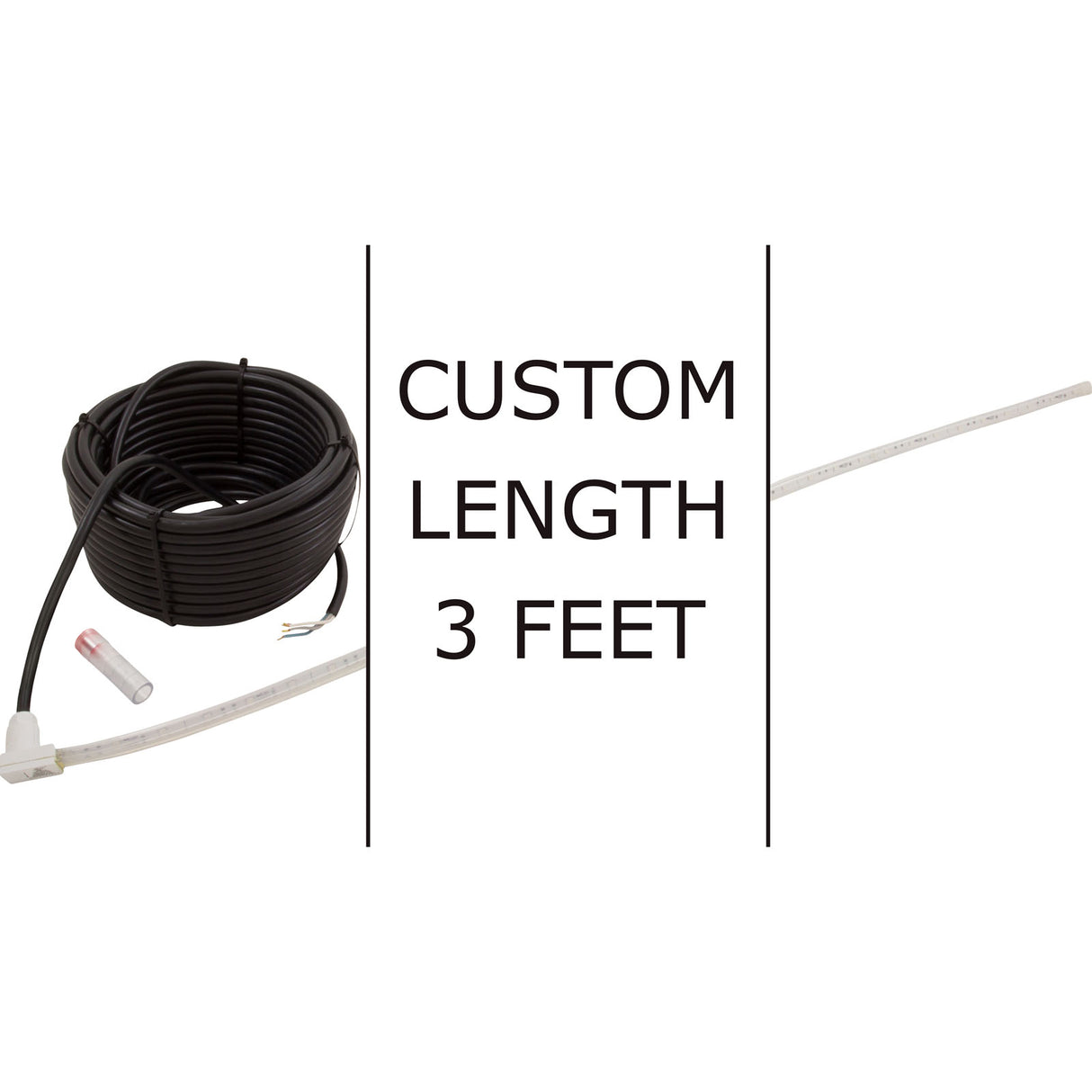 Light, Perimeter, PAL LED OPTIC RGB, 12vdc, 3ft, w/79ft Cord : PLO-P-3-79 - PAL Lighting - PLO-P-3-79 - PartsForSpas.com
