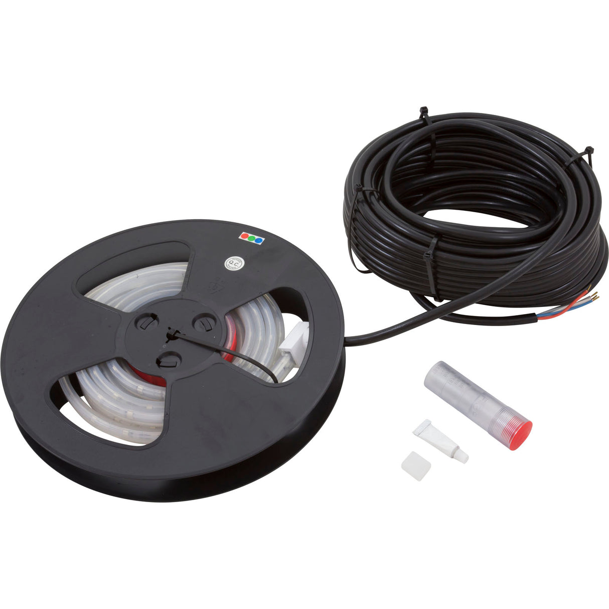PAL LED Perimeter RGB, Rev Gland, 8ft, 4thGen, w/79ft cord : PLOP-PRG-8-79 - PAL Lighting - 9347125002825 - PartsForSpas.com