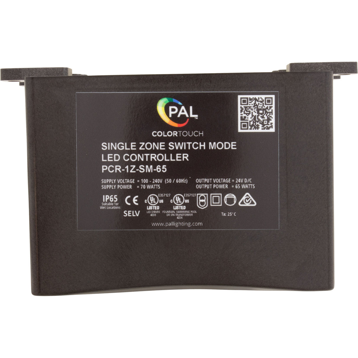 PAL 65W MuliColor Sgl Zone Switch Mode Control Xformer 24VDC : 64-PCR-1Z-SM-65