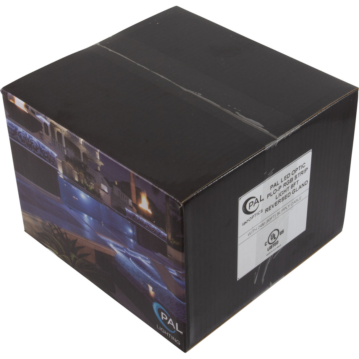 PAL LED Perim RGB, Rev Glnd, 8ft, 4thGen, 24vdc, w/79ft Cord, WF : 42PLOPRGRGB824
