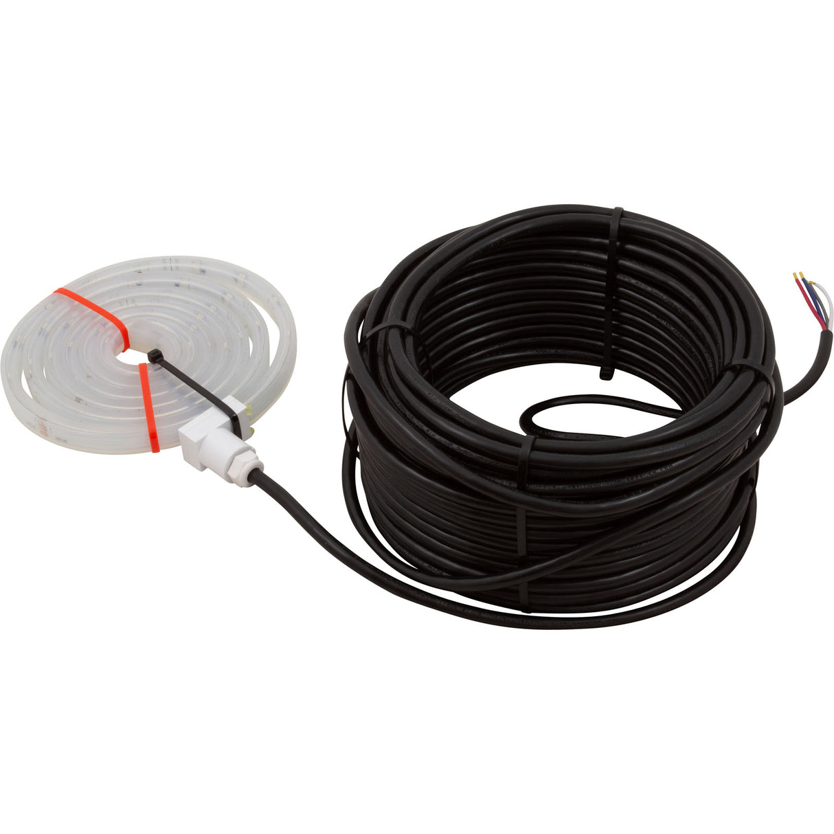 7' PAL Multi Color LED Pool Perim Strip Lt, 80ft Cbl, WF, 24v : 42-PLO-PRGB724 - PAL Lighting - 9347125008391 - PartsForSpas.com