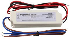 Power Supply, SloanLED Self-Contained, 20W, 12VDC, 1.67A : 701680 - SloanLED - 701680 - PartsForSpas.com