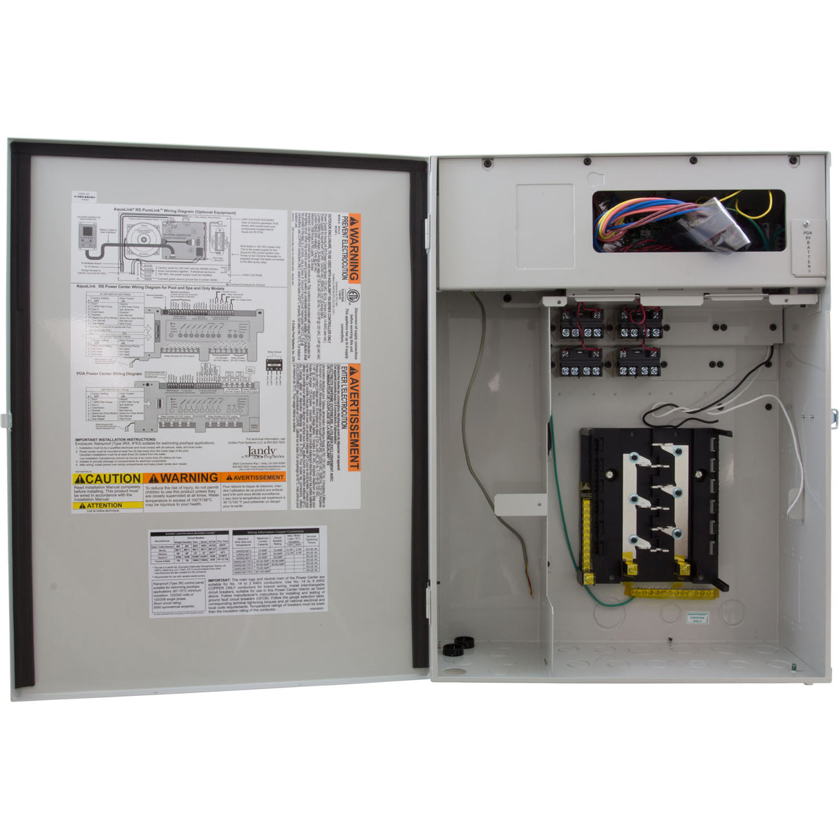 Power Center, Jandy PureLink Sub-Panel 6614AP-L : 6614AP-L
