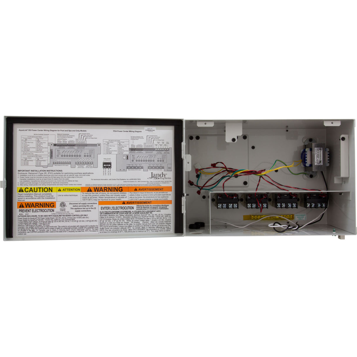 Power Center, Jandy Pro Series Foundation, Model 6612F : 6612F