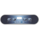 Overlay, Balboa Water Group ML400, Jets, Aux, Temp, Light : 11345 - Balboa Water Group - 11345 - PartsForSpas.com