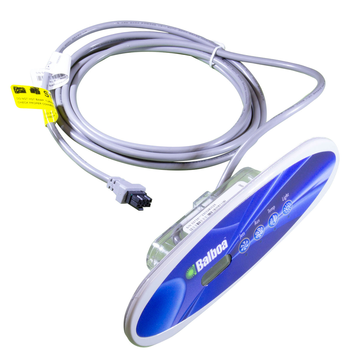 Topside, BWG ML260, 4 Button, Jets, Aux, Temp, Light, LCD, Oval : 54270