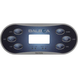 Overlay, Balboa BP Series, TP600, 6 Button, P1, Aux, Flip, Temp, Lt : 12101
