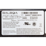 Control, Genuine BWG EL2001M3, P1 (2) , P2 (2) , Bl, 4kW, 115v/230v : G4223-01