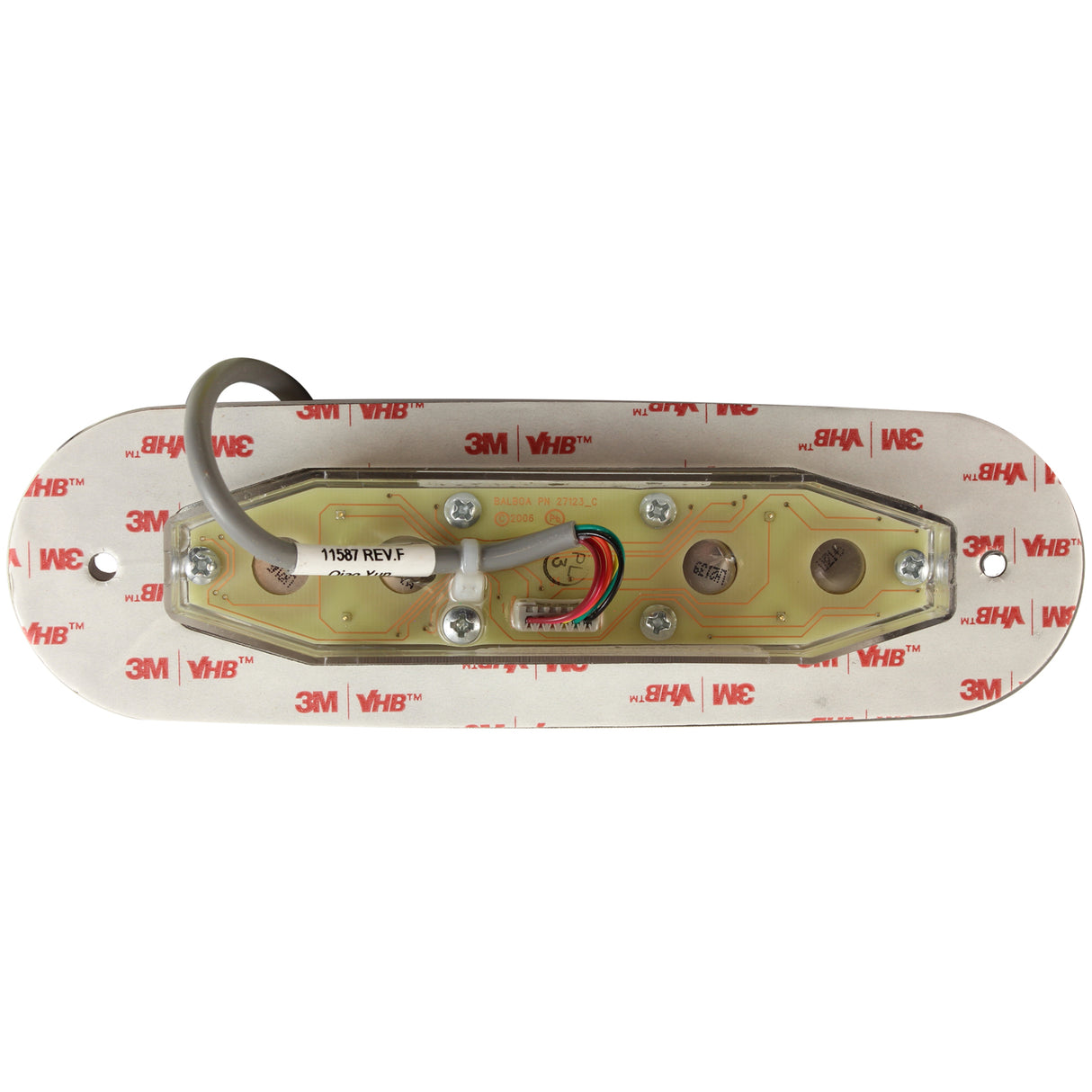 Auxiliary Topside, BWG, Genuine AX40, w/o Overlay, 6-Pin Molex : G8940 - Balboa Water Group - G8940 - PartsForSpas.com