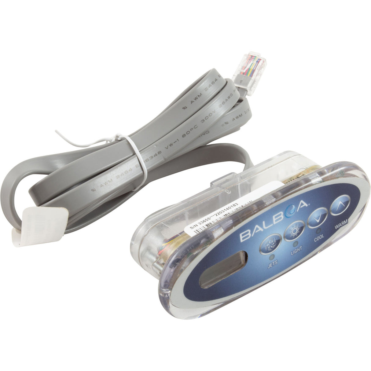 Topside, BWG VL200, 4-Button, Jets/Light/Cool/Warm : 55563KIT