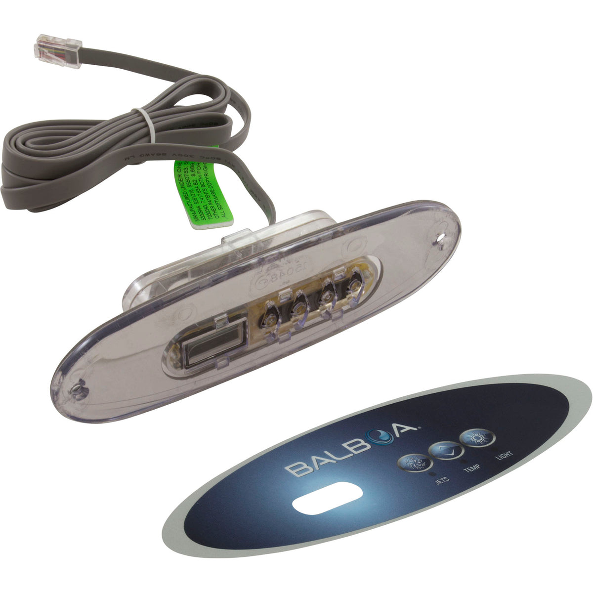 Topside, BWG MVP260/VL260, 3-Button, Jets/Temp/Light : 54685KIT
