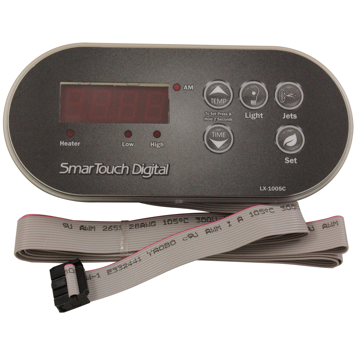 Topside, ACC LX-1005, 5-Button, LED : LX-1005 - Applied Comp. Controls/ACC - LX-1005 - PartsForSpas.com