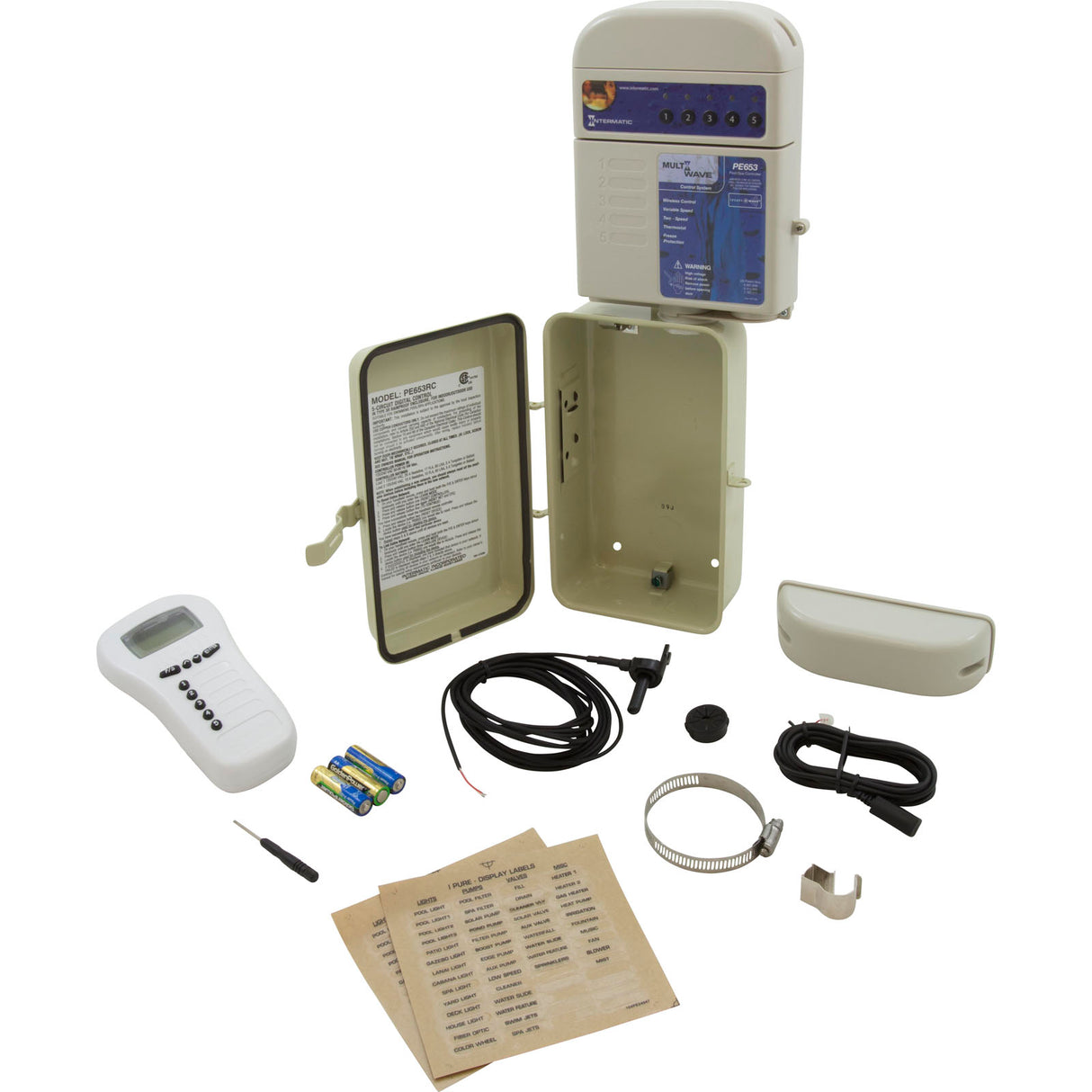 Ctrl, Intermatic Multi-Wave PE35065RC, ECS Plus, 80A, w/Remote : PE35065RC
