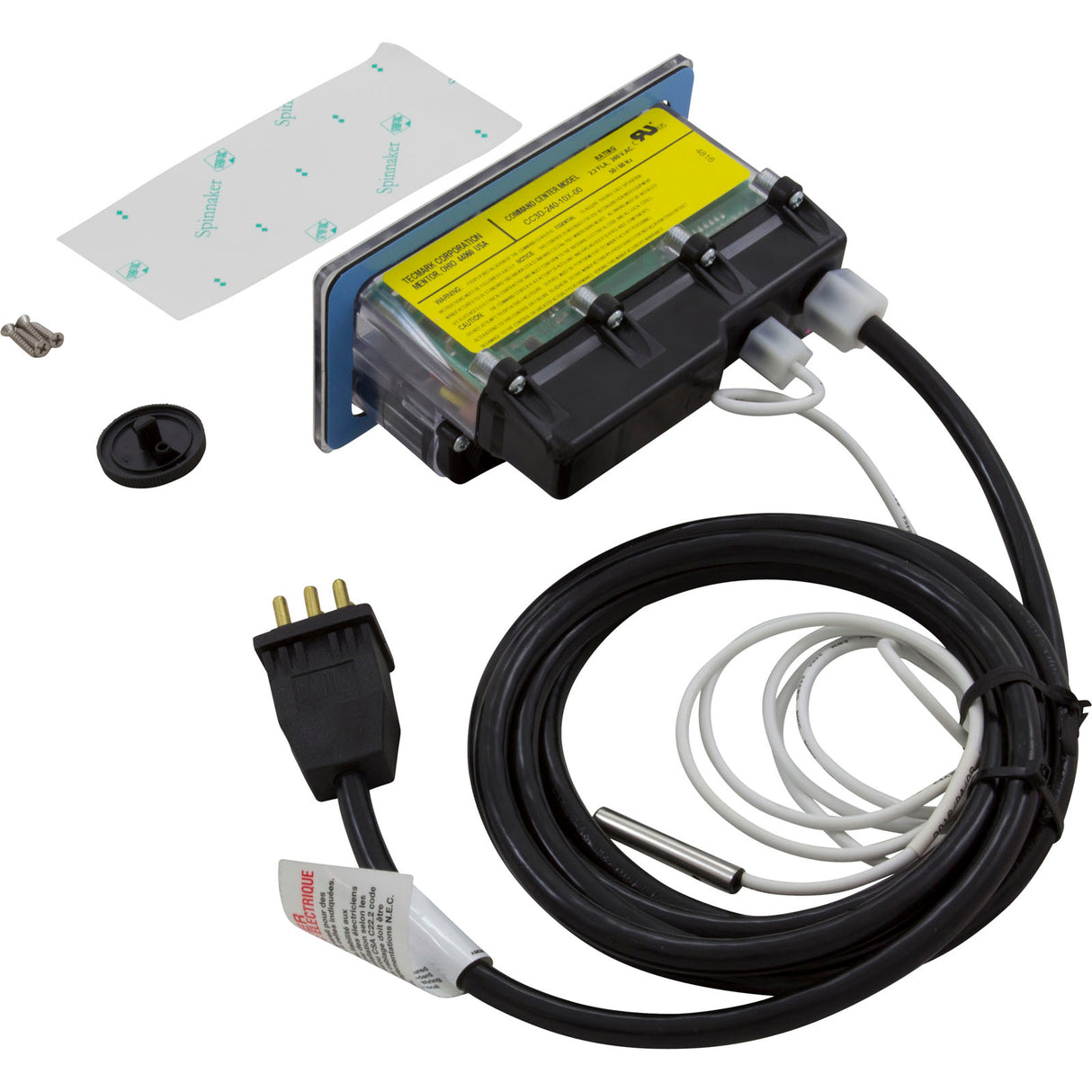 Topside, Tecmark Digital Command Center, 3 Button, 230v : CC3D-240-10I-00