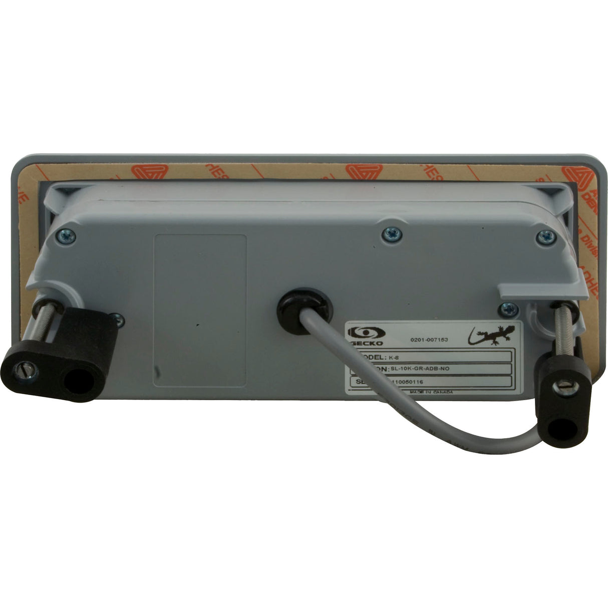 Topside, Gecko TSC 8/K 8, 10 Button, 3 Pump, Large Rec, LCD : 0201-007153