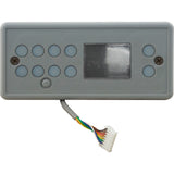 Topside, Gecko TSC 8/K 8, 10 Button, 3 Pump, Large Rec, LCD : 0201-007153