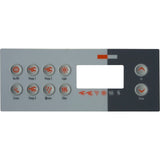 Topside, Gecko TSC 8/K 8, 10 Button, 3 Pump, Large Rec, LCD : 0201-007153