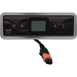 Topside, Gecko In.k300, 4Btn, P1/P2/Lt/Temp, w/Overlay, 10'Cord : 0607-008040