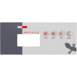 Overlay, Gecko K-19, 4 Button, P1, P2, Light : 9916-100219