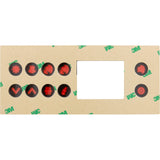 Overlay, Gecko TSC-4, 10 Button, P1 , P2 , Bl , Lt, Eco, Filt : 9916-100761