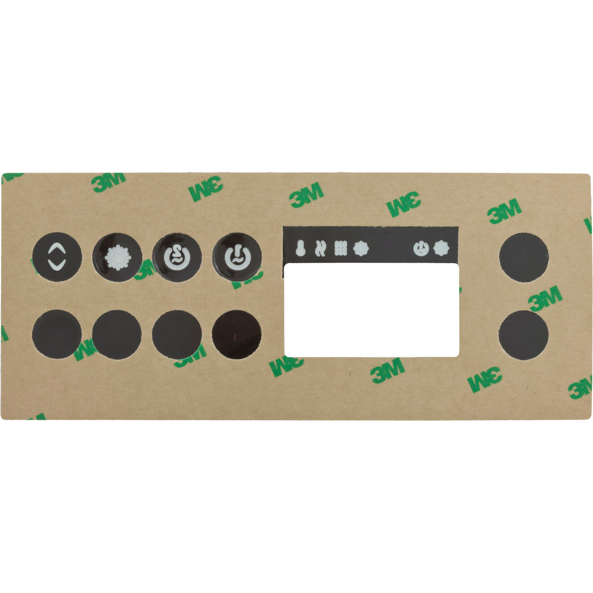 Overlay, Gecko K-19 AE, 4 Button, P1, P2, Lt : 9916-101204