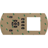 Overlay, Gecko in.k600-AE1, Static 5OP, 11 Button Holes : 9916-101382
